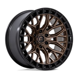 Fuel Off-Road | FC869 20x10.0 ET-18 - MATTE BRONZE W/ MATTE BLACK LIP
