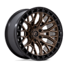 Fuel Off-Road | FC869 20x10.0 ET-18 - MATTE BRONZE W/ MATTE BLACK LIP