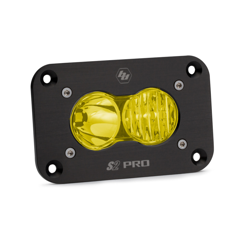 Baja Designs | - 481013 - S2 Pro Black Flush Mount LED Auxiliary Light Pod