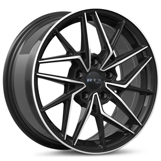 RTX | RS11 18x8.0 ET42 - Noir lustré machiné