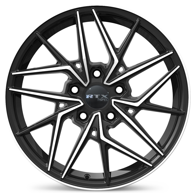 RTX | RS11 19x8.5 ET42 - Noir lustré machiné