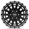 RTX | Striker 17x8.5 ET10 - Noir lustré fraisé avec rebord machiné