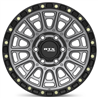 RTX | Striker 20x9.0 ET10 - Matte Gunmetal with Black Lip and Milled Rivets