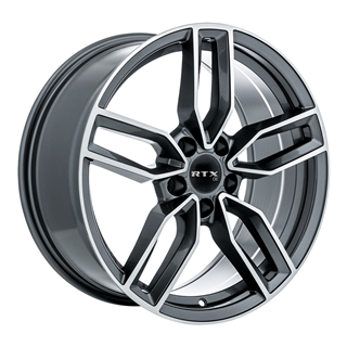 RTX | Kempten 19x8.0 ET35 - Satin Black with Machined Face