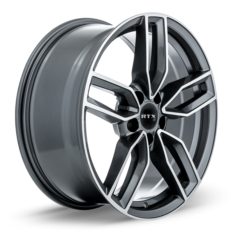 RTX | Kempten 19x8.0 ET35 - Satin Black with Machined Face