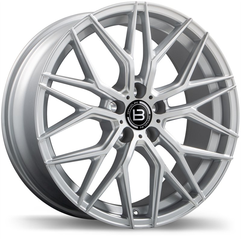 Braelin | BR10 20x9.0 ET38 - Argent lustré