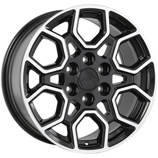 ART Replica | REPLICA 266 18x8.0 ET35 - Gloss Black - Machined Face