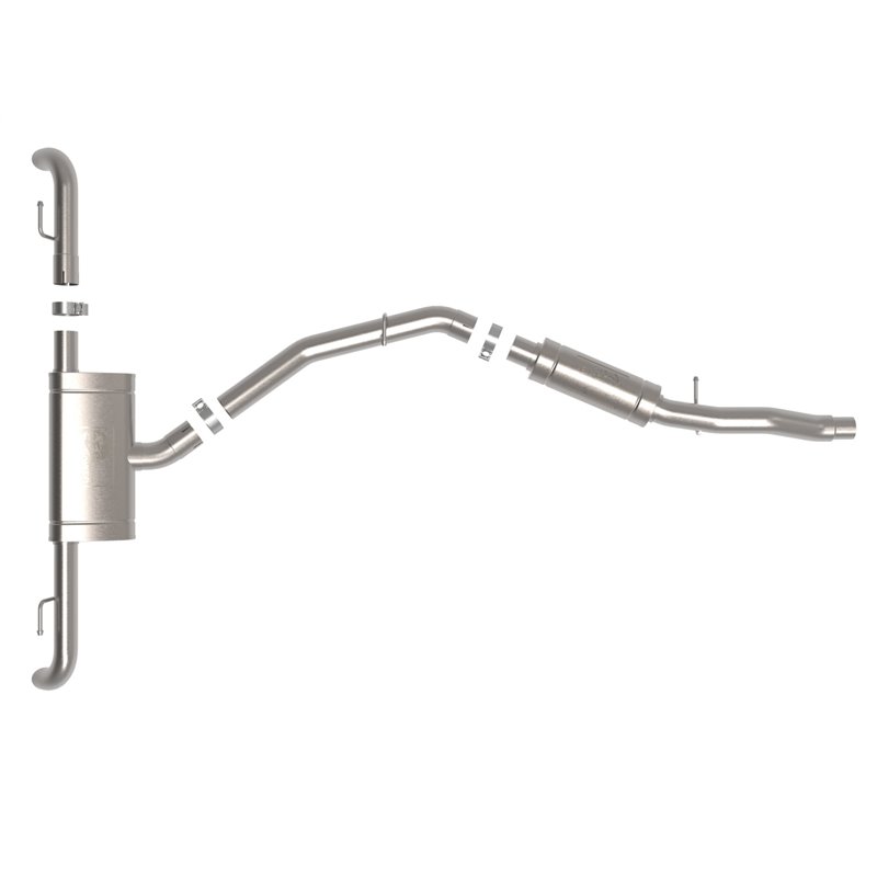 aFe Power | MACH Force-Xp 3 IN to 2-1/2 IN Stainless Steel Cat-Back Exhaust System - Q5 2.0T 2017-2023 aFe POWER Cat-Back Exh...