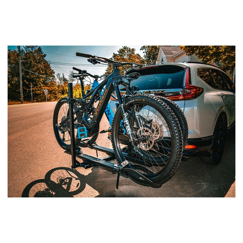 Enthuze | Support à vélo électrique pour attelage 2" - Pour 2 vélos, maximum 200 lbs Enthuze Extérieur