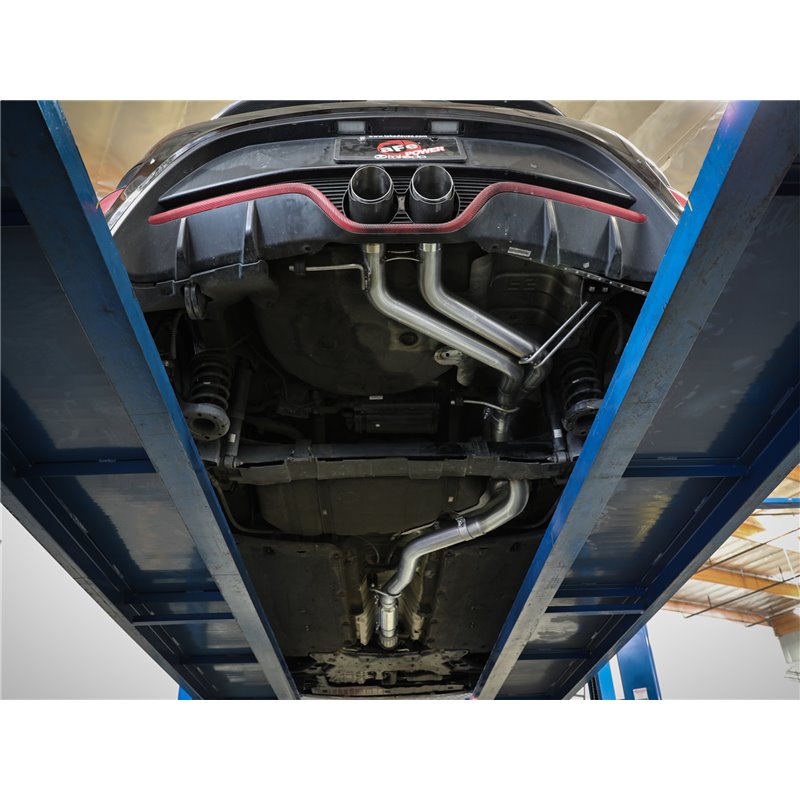 aFe Power | Takeda 2-1/2in / 3in 304 SS Cat-Back w/Blue Flame Tip - Veloster 1.6T 2013-2017