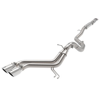 aFe Power | Takeda 2-1/2 IN to 3 IN 304 Stainless Steel Cat-Back Exhaust w/Polished Tip - Veloster 1.6T 2013-2017 aFe POWER C...