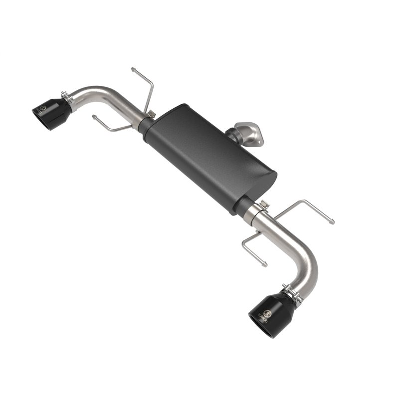aFe Power | Takeda 2-1/2 IN 304 Stainless Steel Axle-Back Exhaust System w/Black Tip - CX-5 2.5L 2017-2023 aFe POWER Axle-Bac...