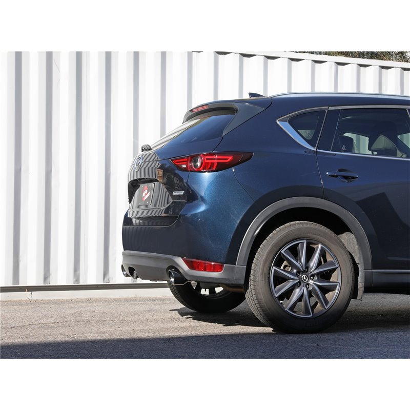 aFe Power | Takeda 2-1/2 IN 304 Stainless Steel Axle-Back Exhaust System w/Black Tip - CX-5 2.5L 2017-2023 aFe POWER Axle-Bac...