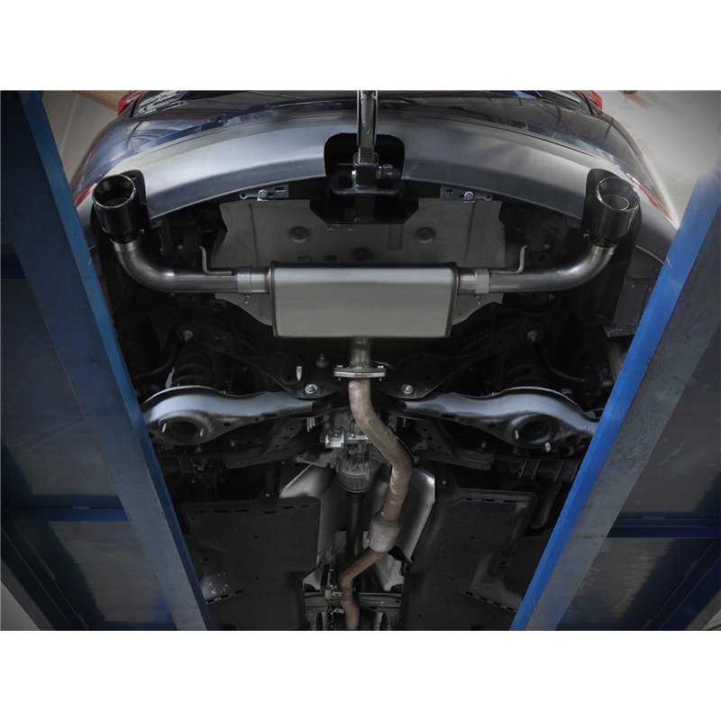 aFe Power | Takeda 2-1/2 IN 304 Stainless Steel Axle-Back Exhaust System w/Black Tip - CX-5 2.5L 2017-2023 aFe POWER Axle-Bac...