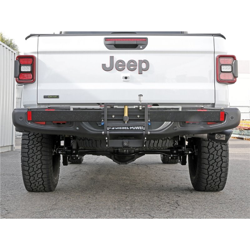 aFe Power | Vulcan Series 3in 304 SS DPF-Back w/Black Tip - Gladiator 3.0L 2021-2022