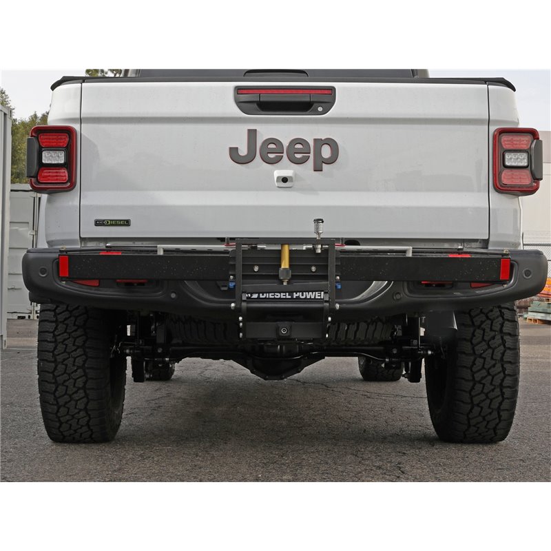 aFe Power | Vulcan Series 3in 304 SS DPF-Back Hi-Tuck w/Black Tip - Gladiator 3.0L 2021-2022