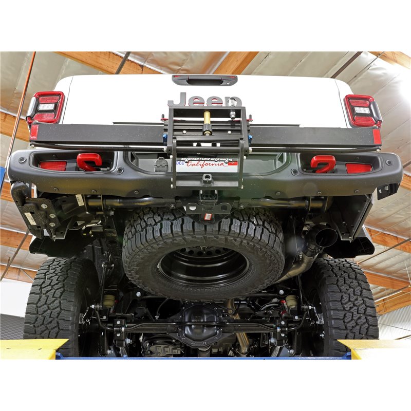aFe Power | Vulcan Series 3in 304 SS DPF-Back Hi-Tuck w/Black Tip - Gladiator 3.0L 2021-2022