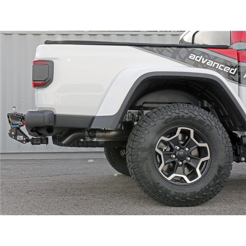 aFe Power | Vulcan Series 3in 304 SS DPF-Back Hi-Tuck w/Black Tip - Gladiator 3.0L 2021-2022