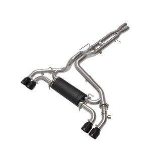 aFe Power | Vulcan Series 2-1/2 IN to 3 IN Stainless Steel Cat-Back Exhaust System Black - Wrangler (JL) 6.4L 2021-2023 aFe P...