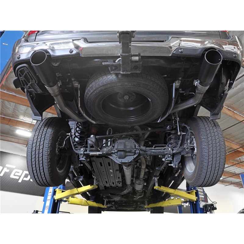 aFe Power | Large Bore-HD 3in 409 SS DPF-Back w/Polished Tip - Ram 1500 3.0L 2020-2022