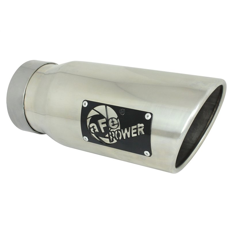 aFe Power | Large Bore-HD 3in 409 SS DPF-Back w/Polished Tip - Ram 1500 3.0L 2020-2022