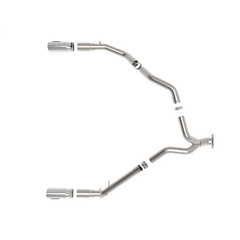 aFe Power | Large Bore-HD 3in 409 SS DPF-Back w/Polished Tip - Ram 1500 3.0L 2020-2022