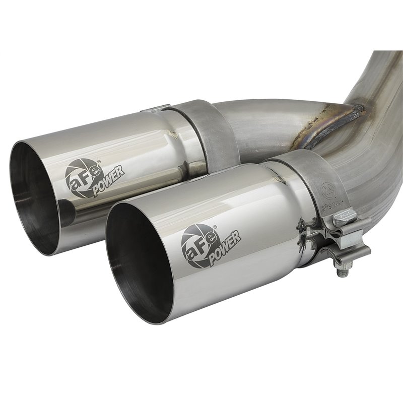 aFe Power | Rebel Series 3-1/2in SS Cat-Back w/Polished Tip - Ram 2500 / 3500 6.4L 2019-2022