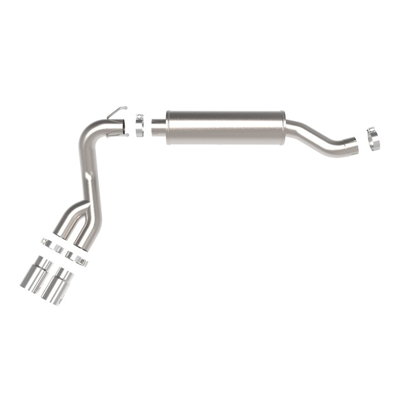 aFe Power | Rebel Series 3-1/2in SS Cat-Back w/Polished Tip - Ram 2500 / 3500 6.4L 2019-2022
