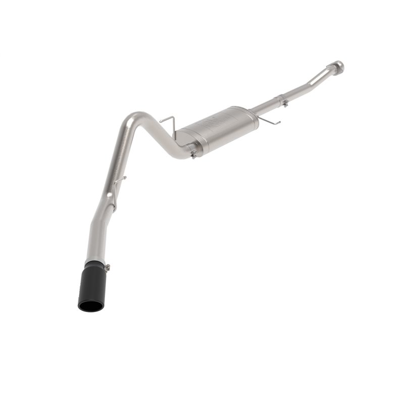 aFe Power | Apollo GT Series 3 IN to 3-1/2 IN 409 SS Cat-Back Exhaust System w/Black Tip - F-150 2.7T / 3.5T 2021-2023 aFe PO...