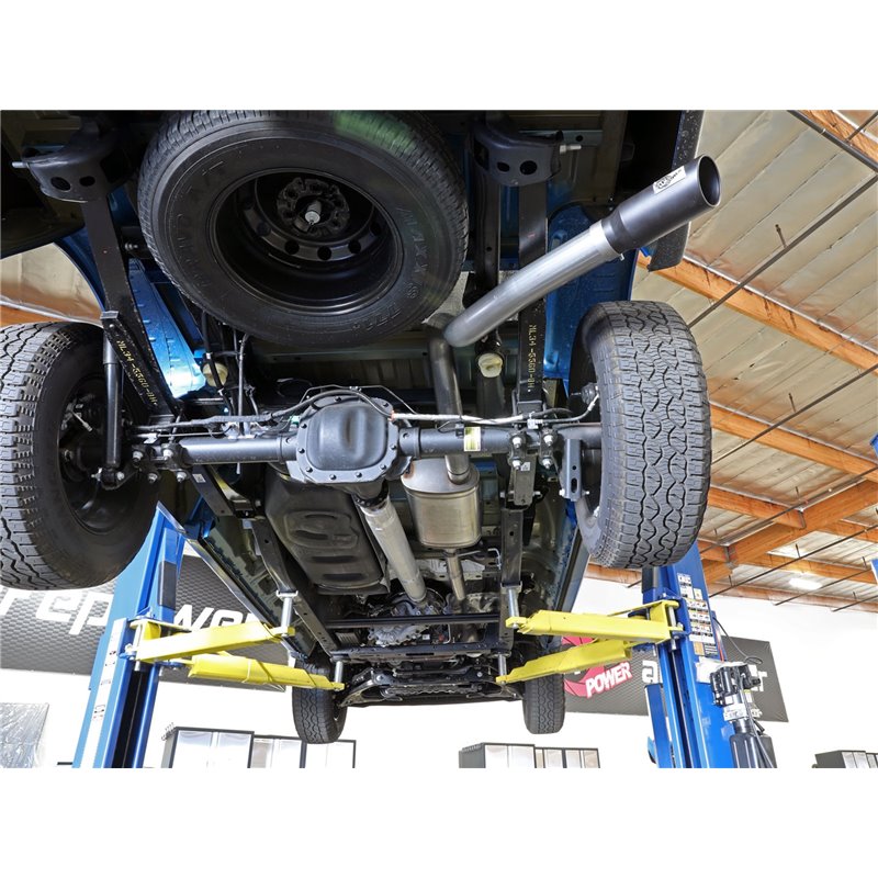 aFe Power | Apollo GT Series 3 IN to 3-1/2 IN 409 SS Cat-Back Exhaust System w/Black Tip - F-150 2.7T / 3.5T 2021-2023 aFe PO...
