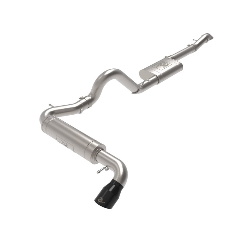 aFe Power | Apollo GT Series 3in 409 SS Cat-Back w/Black Tip - Bronco 2.3T / 2.7T 2021-2022
