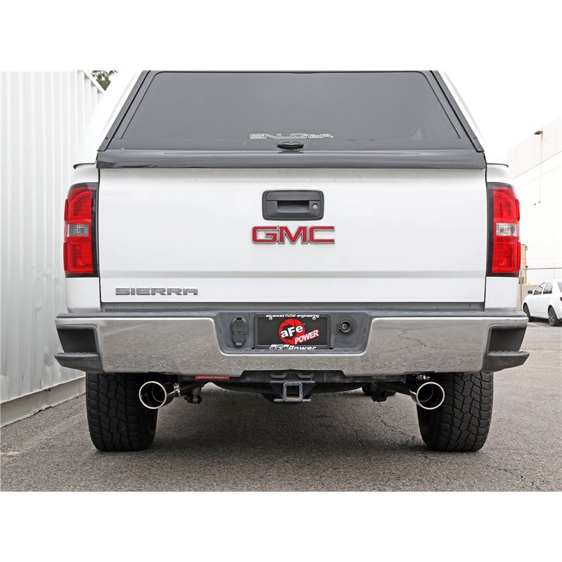 aFe Power | Apollo GT Series 3 IN Cat-Back Exhaust System w/Dual Rear Exit w/Polish Tips - Silverado / Sierra 1500 2009-2018 ...