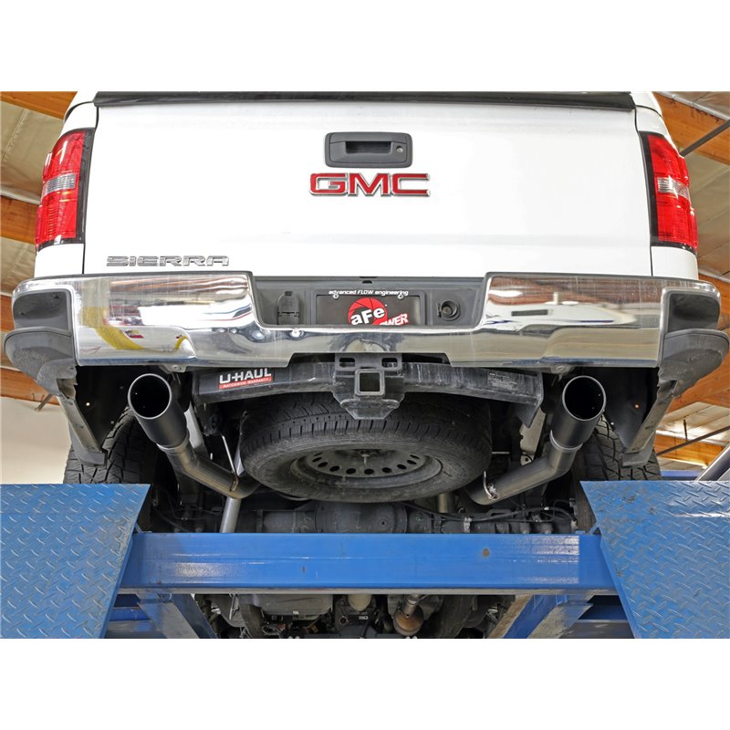 aFe Power | Apollo GT Series 3in Cat-Back w/Dual Rear Exit w/Polish Tips - Silverado 1500 / Sierra 1500 2009-2018