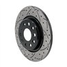 DS-One | Coated Slotted & Drilled Disc Brake Rotor - Rear - Grand Cherokee / Grand Cherokee L 2021-2024