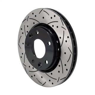 DS-One | Coated Slotted & Drilled Disc Brake Rotor - Front - Kicks / Sentra 2020-2023 DS-One Brake Rotors