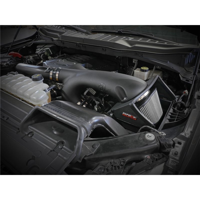 aFe Power | Rapid Induction Cold Air Intake System w/Pro DRY S Media - Expedition / F-150 3.5T 2021-2023 aFe POWER Air Intake