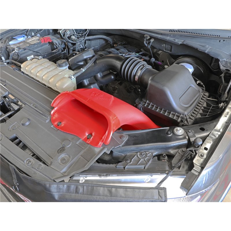 aFe Power | Rapid Induction Dynamic Air Scoop Red - F-150 2021-2022