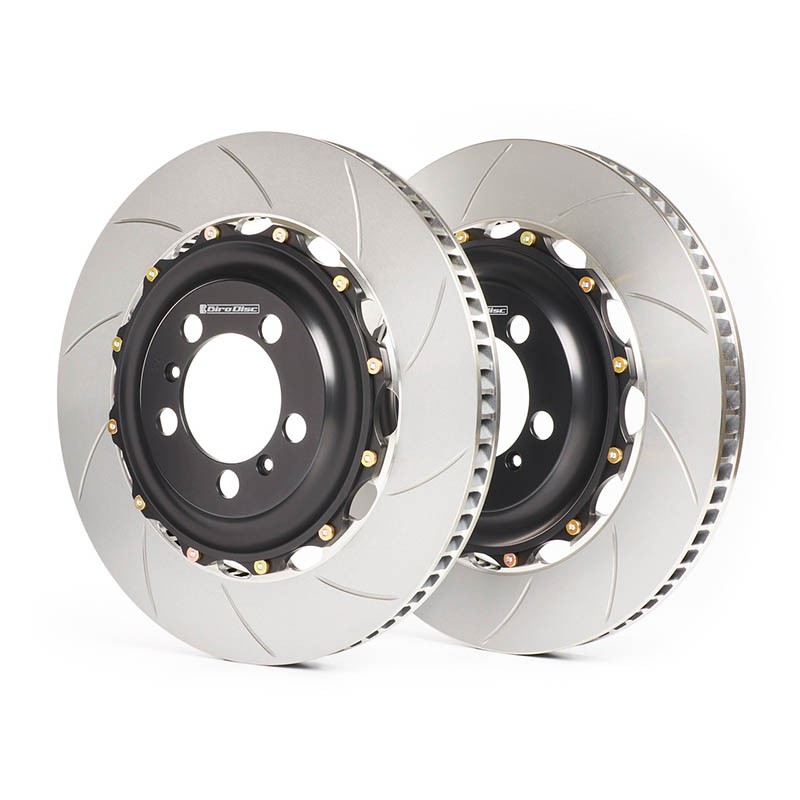 GiroDisc | REAR 2pc Floating High Performance Rotors - M2 / M3 / M4 G8X 370mm 2021-2025 (w/o Carbon Ceramic) GiroDisc Brake R...
