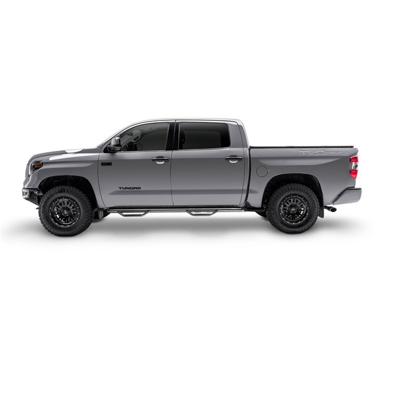 N-FAB | Nerf Step - W2W (2 Stps) - 00-06 Hummer H1 - Gloss Blk - H1 6.5L / 6.6L 2002-2006