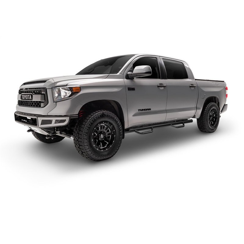 N-FAB | Nerf Step - W2W (2 Stps) - 00-06 Hummer H1 - Gloss Blk - H1 6.5L / 6.6L 2002-2006