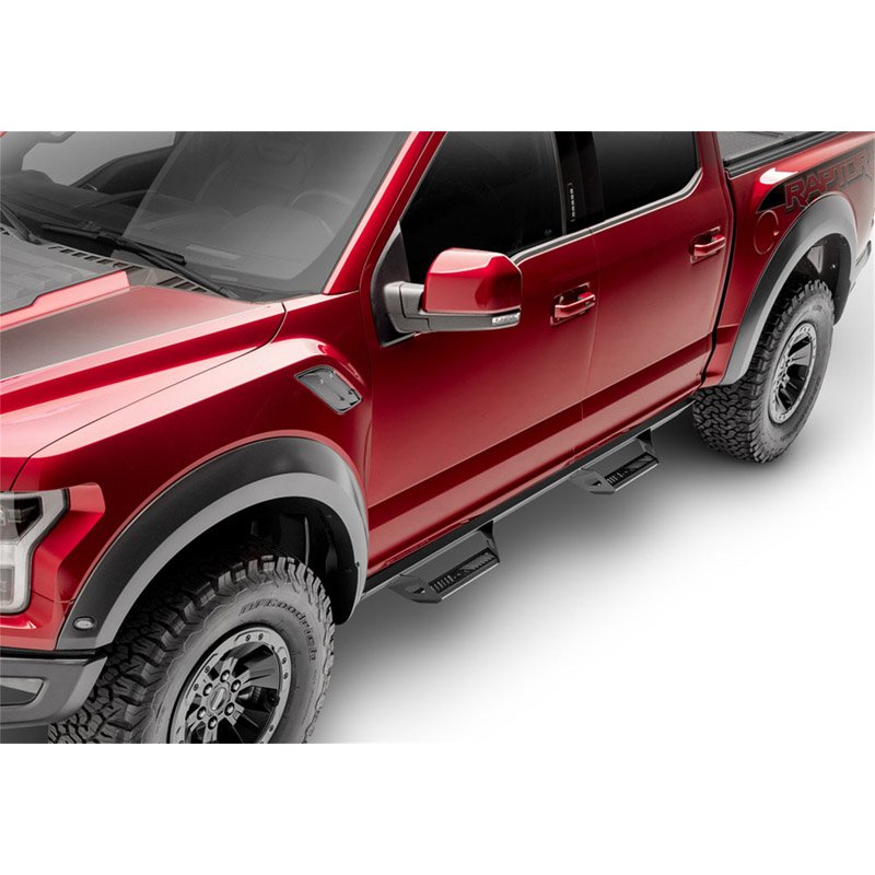 N-FAB | Predator Pro - Cab Len (2 Steps) - 15-24 Col/Can Crew - TX Blk - Colorado / Canyon 2015-2024