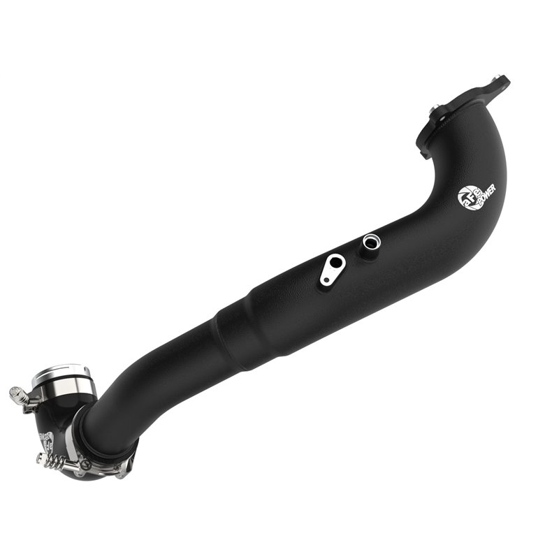 aFe Power | BladeRunner 3" Aluminum Hot Charge Pipe Black - 540i Base / M Sport / 540i xDrive 3.0T 2017-2020