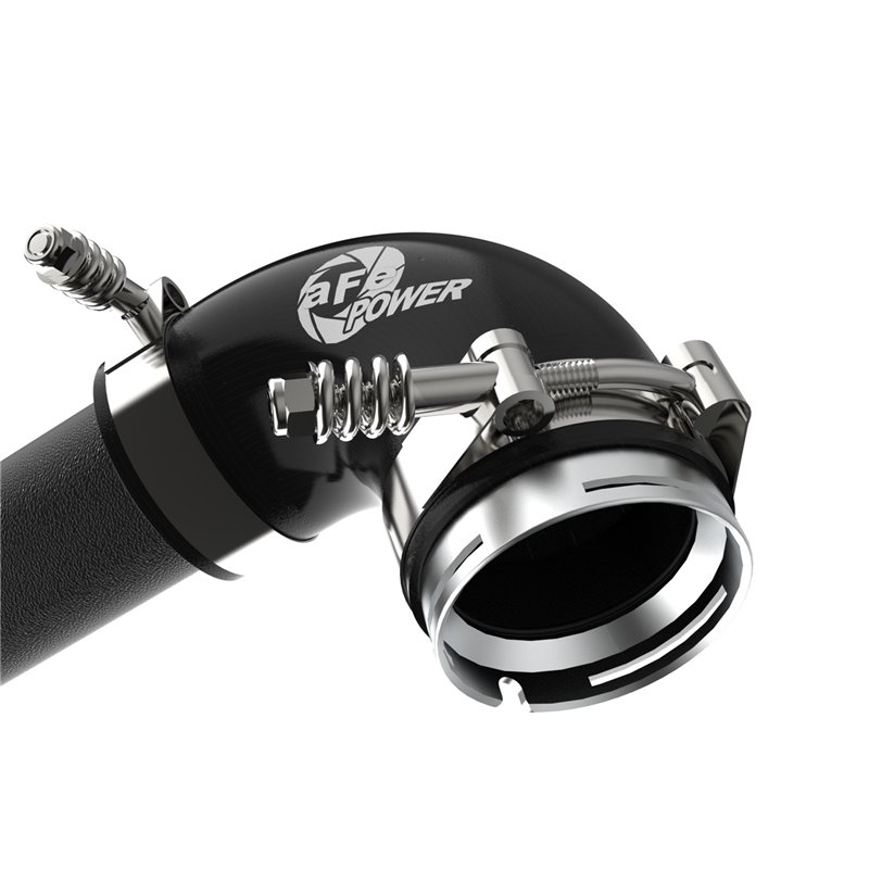 aFe Power | BladeRunner 3" Aluminum Hot Charge Pipe Black - 540i Base / M Sport / 540i xDrive 3.0T 2017-2020