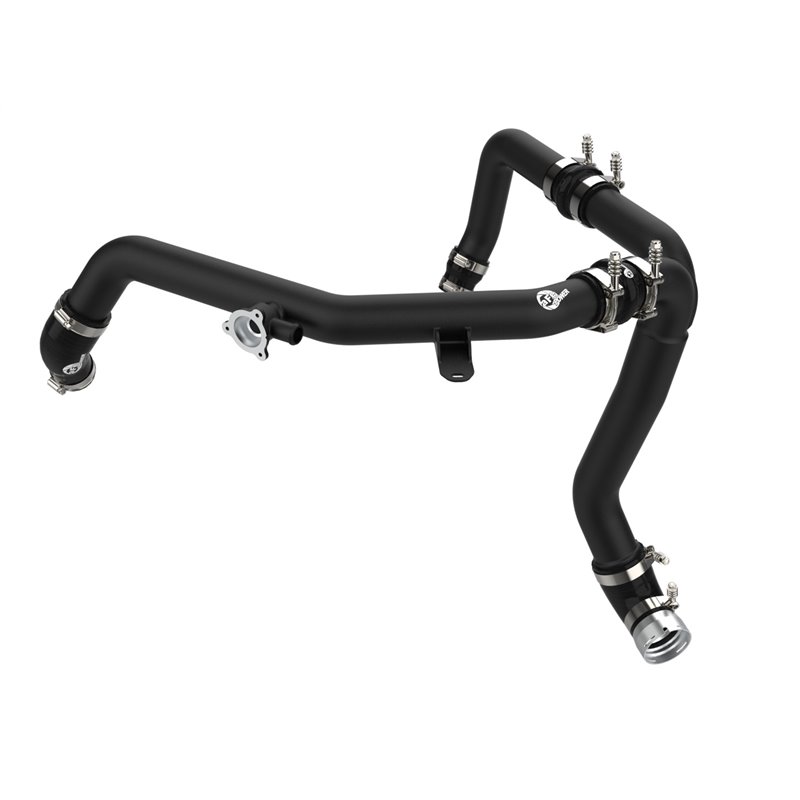 aFe Power | BladeRunner 2-1/4"/2-1/2" Aluminum Hot Charge Pipe Black - Bronco 2.7T 2021-2022
