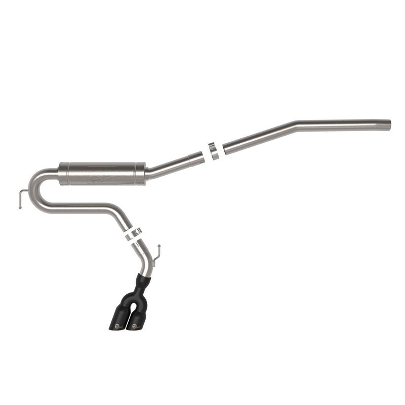 aFe Power | Rebel Series 2-1/2 IN 304 Stainless Steel Cat-Back Exhaust System w/Black Tip - Maverick 2.0T 2022-2023 aFe POWER...