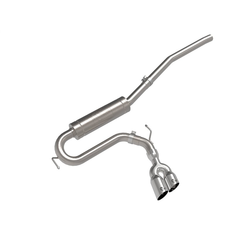 aFe Power | Rebel Series 2-1/2" 304 SS Cat-Back Exhaust w/Polished Tip - Maverick 2.0T 2022