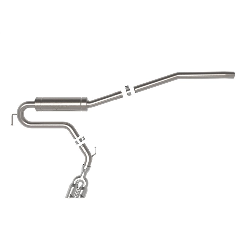 aFe Power | Rebel Series 2-1/2" 304 SS Cat-Back Exhaust w/Polished Tip - Maverick 2.0T 2022