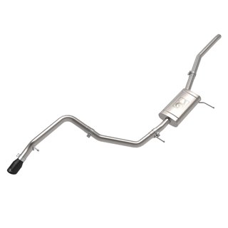 aFe Power | Vulcan Series 2-1/2 IN 304 Stainless Steel Cat-Back Exhaust System w/Black Tip - Maverick 2.0T 2022-2023 aFe POWE...