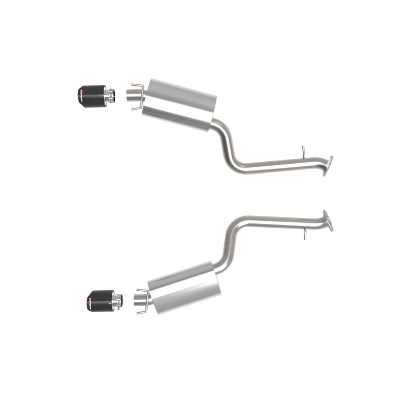 aFe Power | Takeda 2-1/2 IN 304 Stainless Steel Axle-Back Exhaust System w/Carbon Fiber - IS200t / IS250 / IS300 / IS350 2014...
