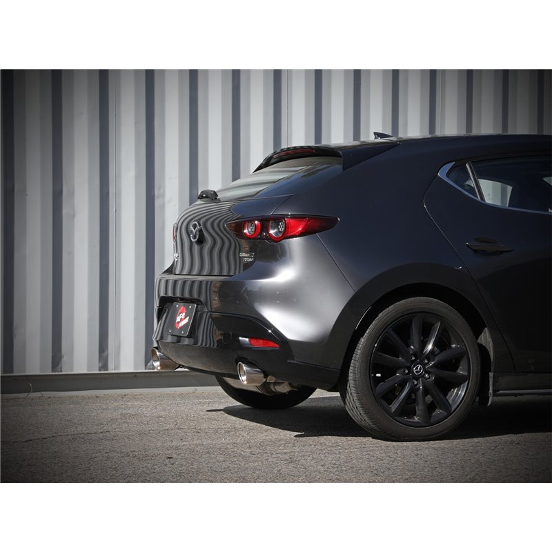 aFe Power | Takeda 3 IN to 2-1/2 IN 304 Stainless Steel Axle-Back Exhaust w/Polished Tip - 3 2.5L 2019-2023 aFe POWER Axle-Ba...